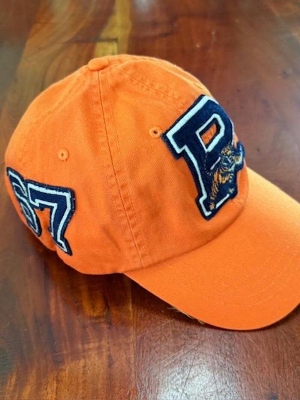 NWT POLO RALPH LAUREN 1 OF 1 ORANGE LETTERMAN P TIGER RLPC 67 FOOTBALL PATCHES - Picture 4 of 8